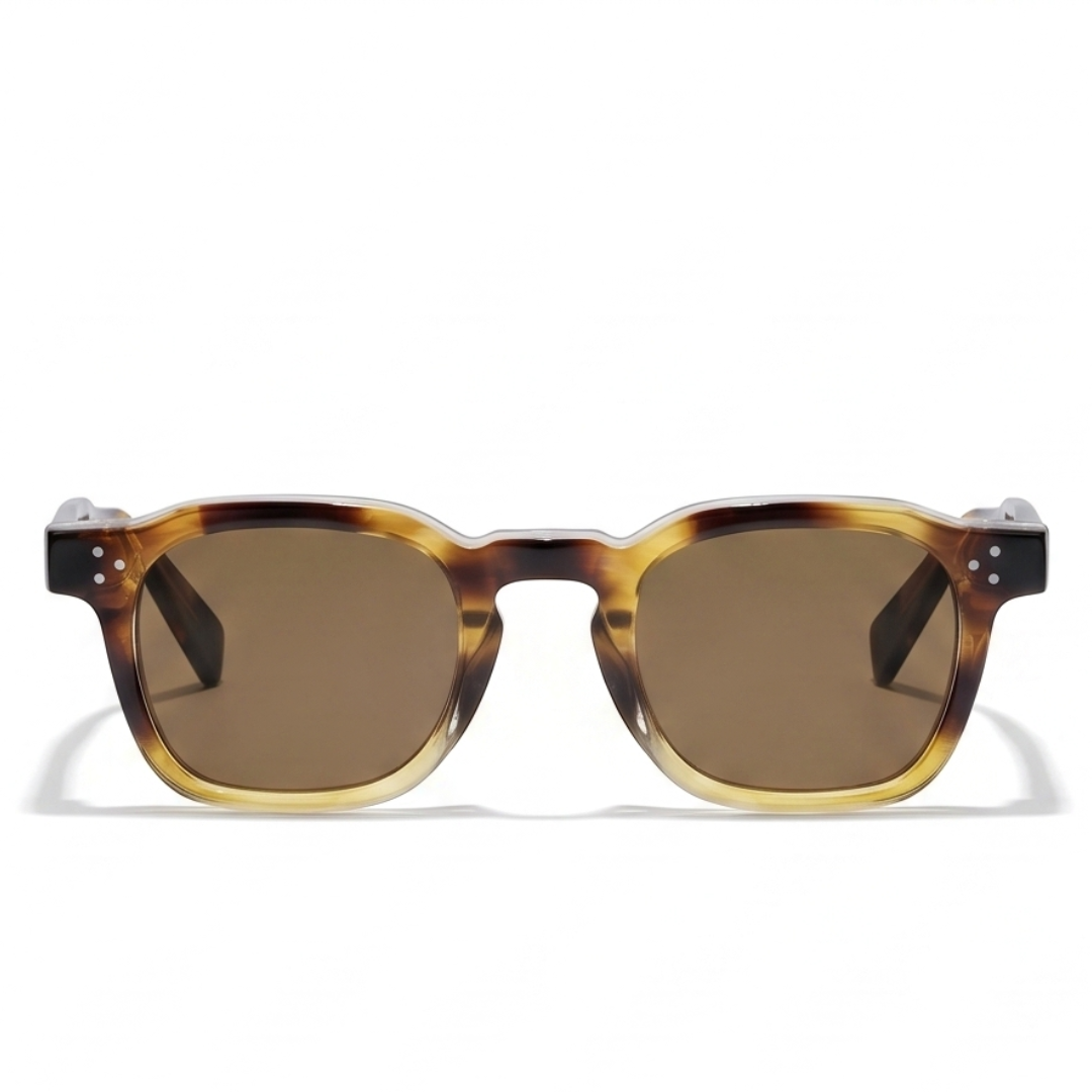 (L) Aris Sunglasses Brown Mix